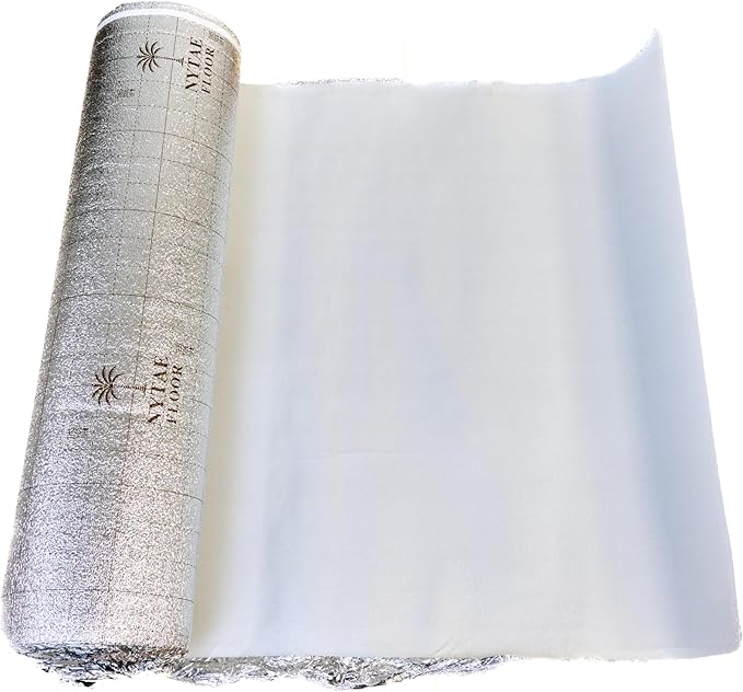Basic Pad 200, EPE 3MM Underlayment with Silver Film – Protect Floor & Moisture Barrier, Easy DIY Installation (200 sqft Roll) - Image 3