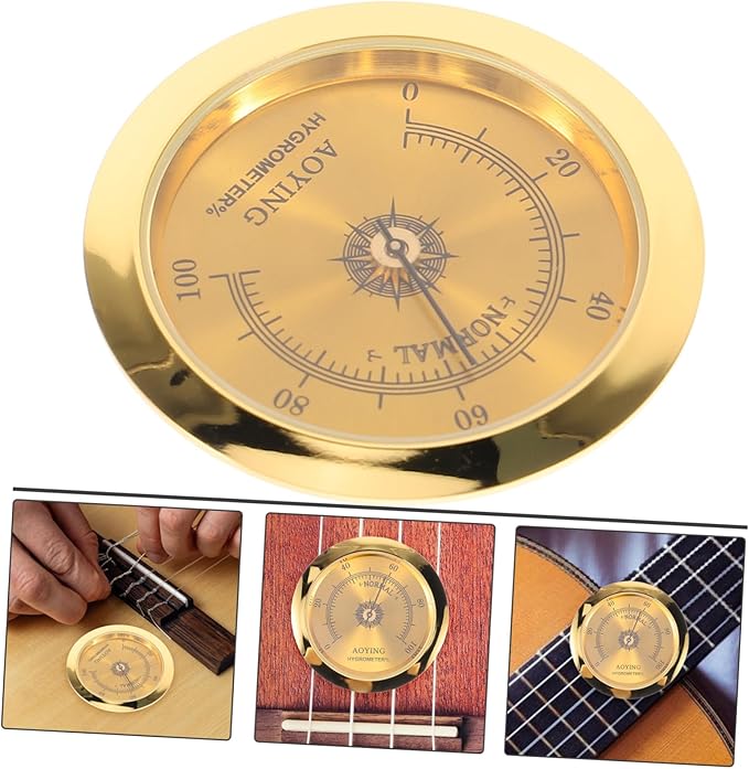 Guitar Humidifiers Acoustic Humidity Gauge Guitar Case Hygrometer Musical Instrument Parts Portable Design - Image 6