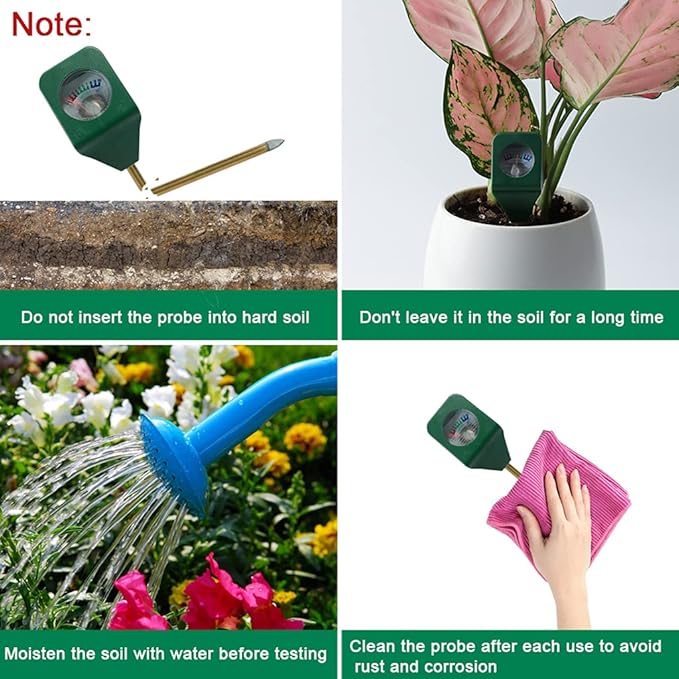 Soil Moisture Meter Mini Size Humidity Tester Suitable For Lawn Care Gardens Potted For Indoor And Outdoor Use Plant Care Accessories Indoor Tools - Image 4