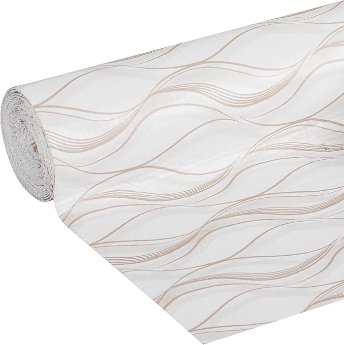 Smooth Top EasyLiner for Cabinets & Drawers - Easy to Install & Cut to Fit - Shelf Paper & Drawer Liner Non Adhesive - Non Slip Shelf Liner - 12in. x 10ft. - 6 Roll Project Pack - Taupe Svelte - Image 2