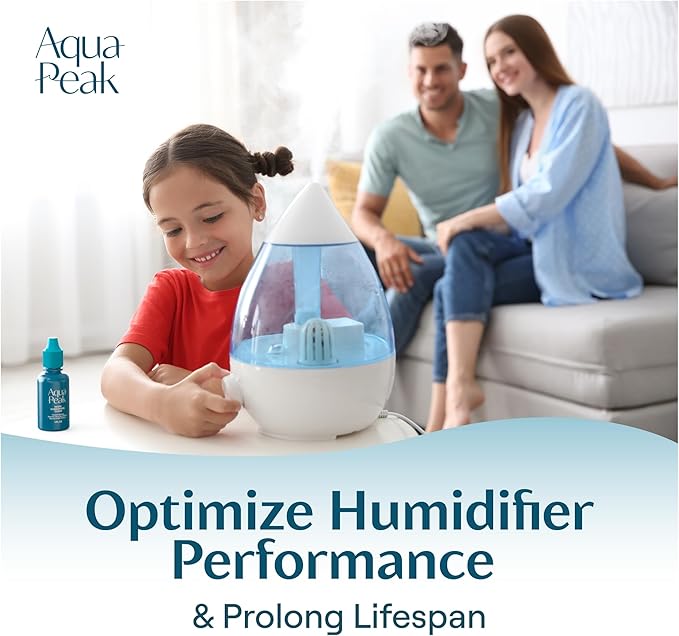 [2-Pack] Humidifier Drops for a Clean Tank - 400+ Uses - Food Grade Humidifier Cleaner - Slows Residue Accumulation and Scaling - Made in USA - Humidifier Water Treatment Cleaning Solution - Image 7