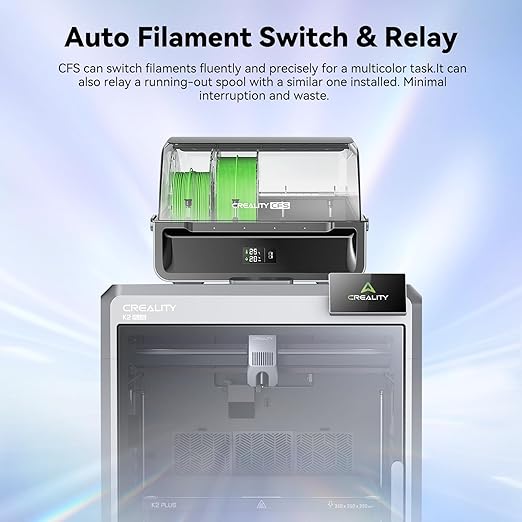 Creality Official CFS Multicolor 3D Printer Automatically Filament System, Moisture-Proof Filament Storage, Supports 4 Parallel Devices for 16 Color Printing, for K2 Plus 3D Printer - Image 4