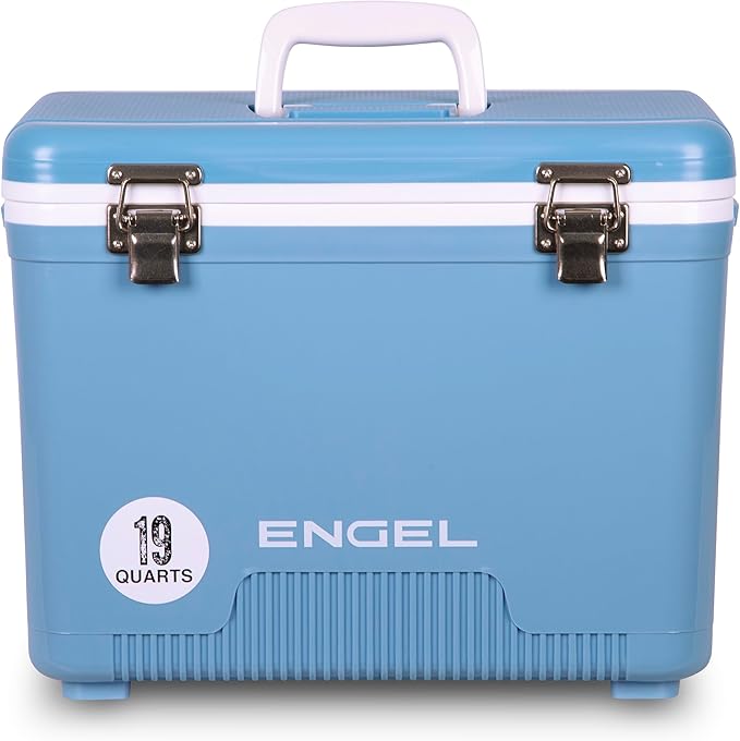 Engel 19qt Leak-Proof, Air Tight, Drybox Cooler and Small Hard Shell Lunchbox for Men and Women by ENGEL