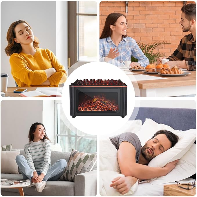Genérico Aroma Diffuser with Fireplace Effect – 160 ml Ultrasonic Silent 7 Flame Colours for Home – Oil Diffuser Fireplace – for Office Bathroom Car Living Room Spa Yoga Meditation Classroom Hotel - Image 5