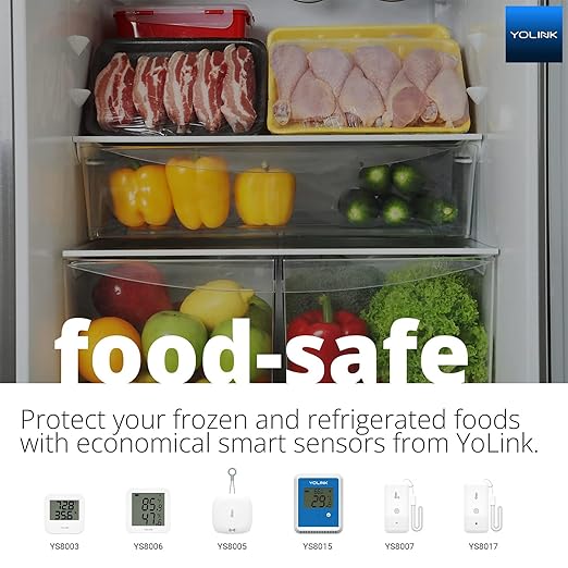 YoLink Smart Wireless Temperature & Humidity Sensor, Wide Temp Range for Fridge, Green House, Pet Cage, App Alerts, Emails, Text/SMS alerts- Hub Required - Image 5