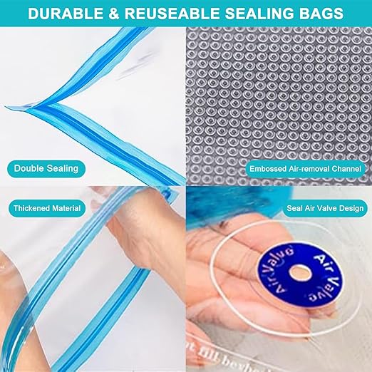 20PCS 3D Printer Filament Vacuum Storage Bags, 3D Printing Filament Spools Storage Set with Desiccants, Perfect for 3D Filament Spool Storage or Using After Filament Dryer Box - Image 6