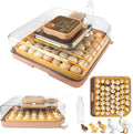 Automatic 48-Egg Incubator for Breeders, Sensor-Based Precise Humidity & Temp Control, Chick Separator, Adjustable Egg Spacing, Auto Turn & Auto Stop, Preset Incubation Days, Candler by ZEMIROCHARGE