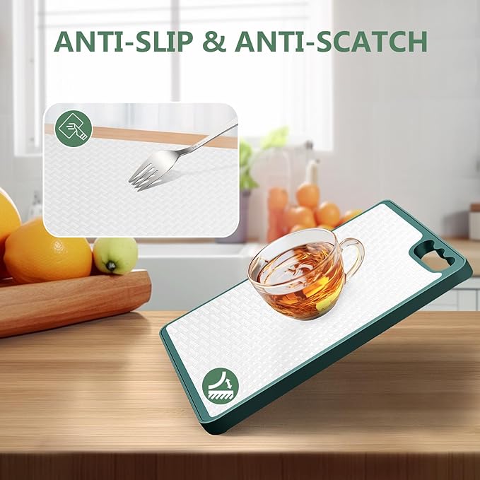 Shelf Liners, Non-Adhesive Drawer Liner, Waterproof & Oil-Proof Kitchen Cabinet Cupboard Liner Plastic EVA Material BPA Free Fridge Liner Mats Paper Protector for Shelves (White/12in x 120in) - Image 4