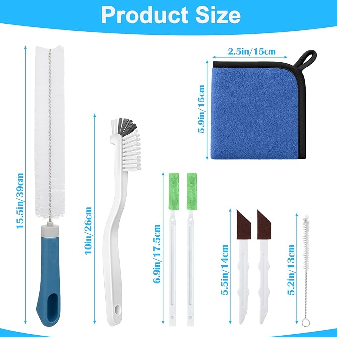 XANGNIER Humidifier Cleaner Brush Kits,8Pcs Humidifier Cleaning Brushes Tools Accessories - Image 7