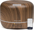 Aromatherapy Essential Oil Diffuser for Room: Air Humidifier Aroma Scent Cool Mist Diffuser Colorful Lights Wood Cute Small Large Waterless Auto Off Ultrasonic Diffusers for Home Bedroom (300ml) by Homeweeks