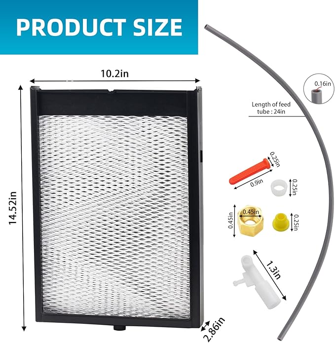 4750 Home Humidifier Maintenance Kit, No. 35 Water Panel Humidifier Replacement Filter, Fits for Aprilaire Whole Home Humidifier Models: 700, 700A, 700M, 760, 760A, 768 - Image 2