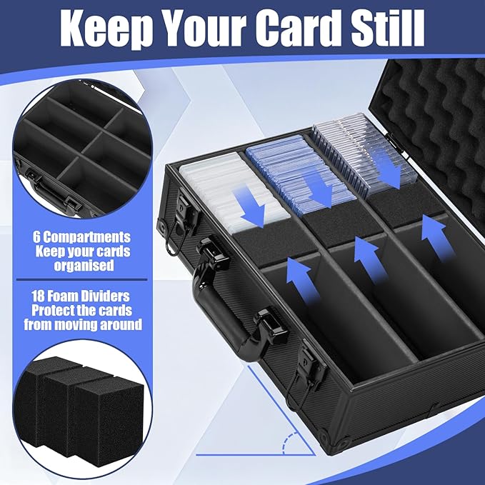 Toploader Storage Box for 3" x 4" 35pt Rigid Card, Top Loader Cards Hard Carrying Case, Sports Card Storage Boxes for Trading Cards, Top Loaders Holder (Holds 600+ Toploaders) - Image 4