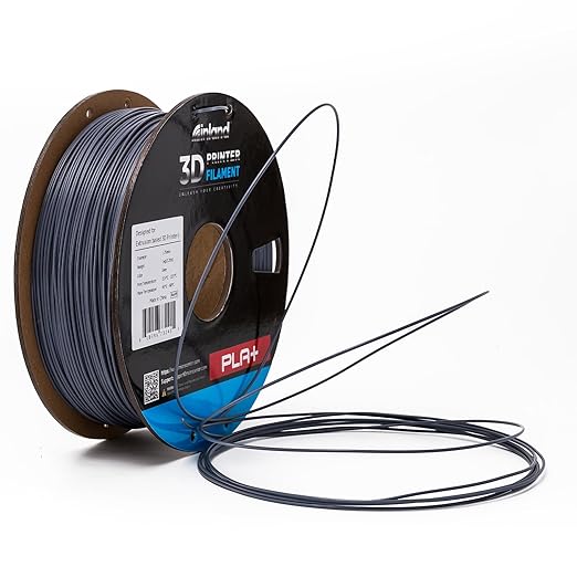 INLAND Micro Center PLA+ 3D Printing Filament 1.75mm - PLA Pro Dimensional Accuracy +/- 0.03 mm - 1kg Cardboard Spool (2.2 lbs) (1 Pack Gray, 1.75mm) - Image 7