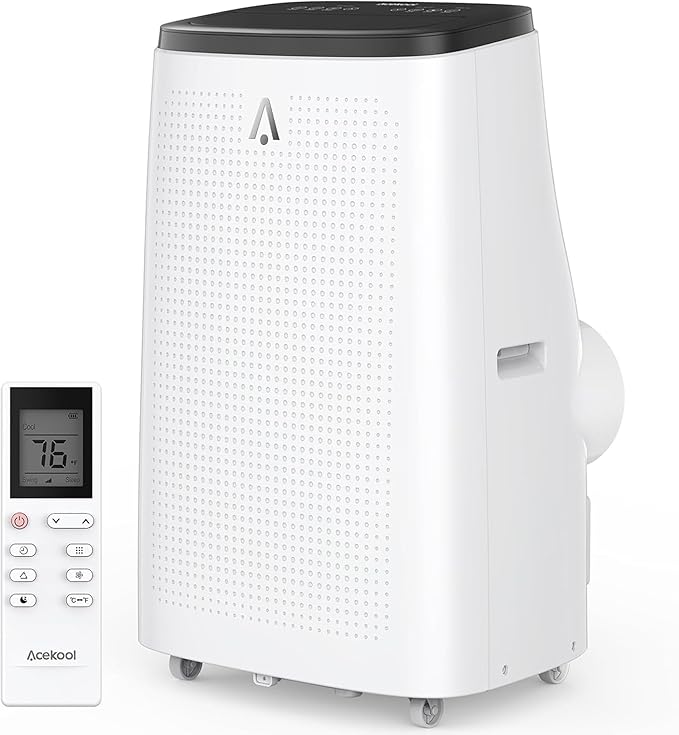 14,000 BTU Portable Air Conditioner for 550-750 Sq Ft 3-In-1 AC Unit with Cooling/Dehumidifier/Fan Modes, Remote, 24H Timer & Installation Kit for Home/Office/Dorm by dainslef