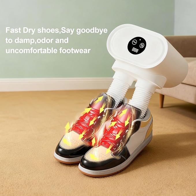 3-in-1 Multifunctional Portable Dryer for laundry Clothes Dryer, Boot Dryer, With Time Setting、Remote Control, Laundry, Apartments, RV, Travel, Low noise、Energy Saving - Image 6