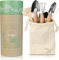 Indoor Garden Tools for Gardening - KiiZYS 12-Piece Small Garden Tools Set - Indoor Gardening Gifts for Women - Mini Hand Tools House Plant Tool by ThoughtfullyCraftedPerfectlyGiftedSustainablyWrapped