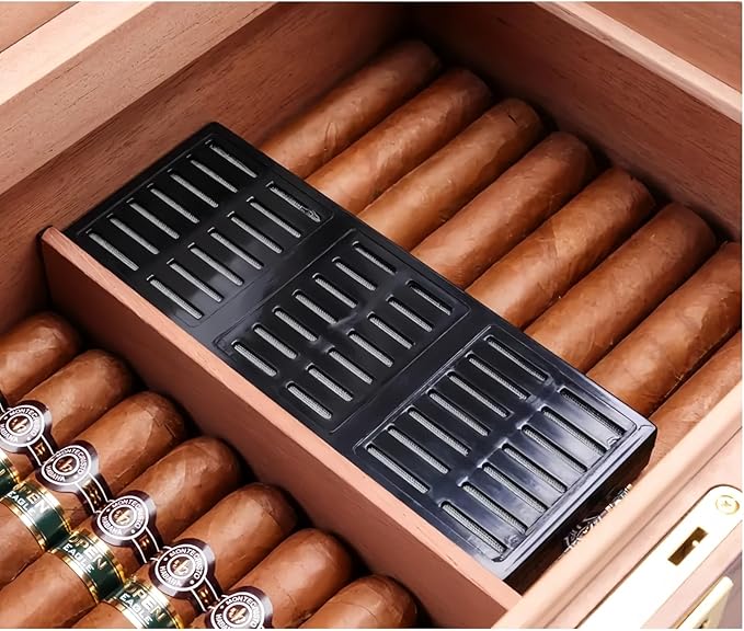 Cigar Humidifier, 1 PCS Rectangle Black Plastic, 6.5 Inch Humidor Moisture Control Device, Manual Operation - Image 7