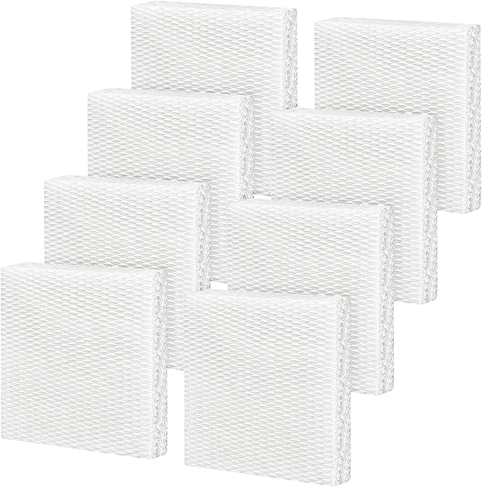 8-Pack HFT600 Humidifier Replacement Wicking Filter T for Honeywell Hev615 Hev620 Humidifier, Compatible with Honeywell HFT600 Humidifier Filter T, Replace Part# HFT600T HFT600PDQ by Unknown