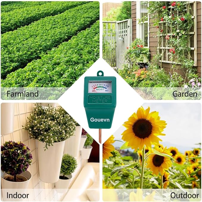 Long Probe Soil Moisture Meter for Plants, Plant Moisture Meter for House Plants, Plant Water Meter for Indoor & Outdoor Large Potted Plants, Hygrometer Gardening Gifts - No Battery Needed - Image 7