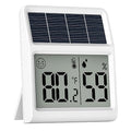 Digital Indoor Thermometer & Hygrometer, Light Powered (No Rechargeable Batteries Runs Only on Real-time Light Exposure) Solar Indoor Temperature and Humidity Monitor, Humidity Gauge by BaldrInc