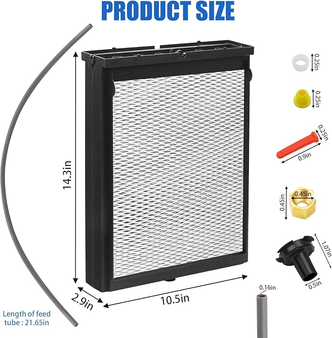 4839 Humidifier Maintenance Kit for Whole-House Humidifier Filter, with Water Panel Model No. 35 Replacement Models: 600, 600A, 600M - Image 2