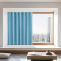 NICETOWN Blackout Curtains 72 inches Long, Grommet Privacy Window Treatment Thermal Insulated Room Darkening Sliding Glass Door Drape for Bedroom Living Room, 1 Panel, W100 x L72, Teal Blue by NICETOWN