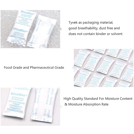 Silica Gel Packets, 0.5 Gram 600 Silica Packets, Food Grade Dessicant, Dessicant Packs, Silica Gel for Food, Moisture Packets for Food Storage - Image 7