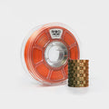 R3D Dual Color Silk PLA Filament, Co-Extrusion 3D Printer Filament 1.75mm, 30-370 mm/s High Speed PLA, Dimensional Accuracy +/- 0.02 mm, 1KG Plastic Spool (Silk Bronze-Orange) by R3D