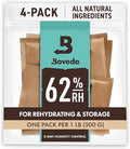 Boveda 62% Two-Way Humidity Control Packs For Storing 1 lb – Size 67 – 4 Pack – Moisture Absorbers for Storage Containers – Humidifier Packs – Hydration Packets in Resealable Bag by Boveda