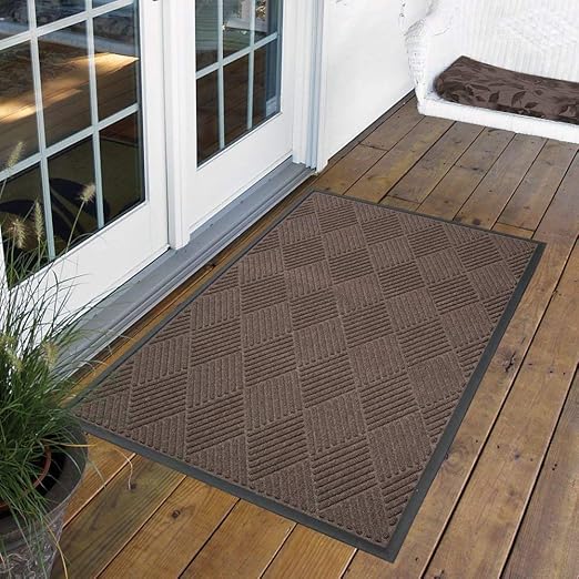 NoTrax 168 Opus™ Rubber-Backed Entrance Mat, for Home or Office 4' X 6' Brown - Image 3