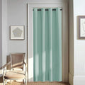 NICETOWN Door Curtain for Closet Doors 80 Inches Long 1 Panel, Blackout Doorway Curtain for Open Closet Bedroom, Room Divider Living Room for Privacy (Aqua Blue, 1 Panel, 46W x 80L) by NICETOWN