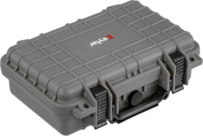 Eylar Protective Gear and Camera Hard Case Waterproof Dry Box with Foam 11.6 Inch 8.3 Inch 3.8 Inch (Gray) - Image 3
