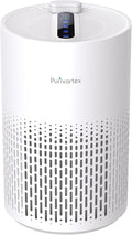 Purivortex Air Purifiers for Home, Quiet HEPA Air Filter for Pollen, Smoke, Dust, Pet Dander, Odor, Hair, Covers Up to 880 Sq Ft (Model: PX500 White with Fragrance Sponge) by Purivortex