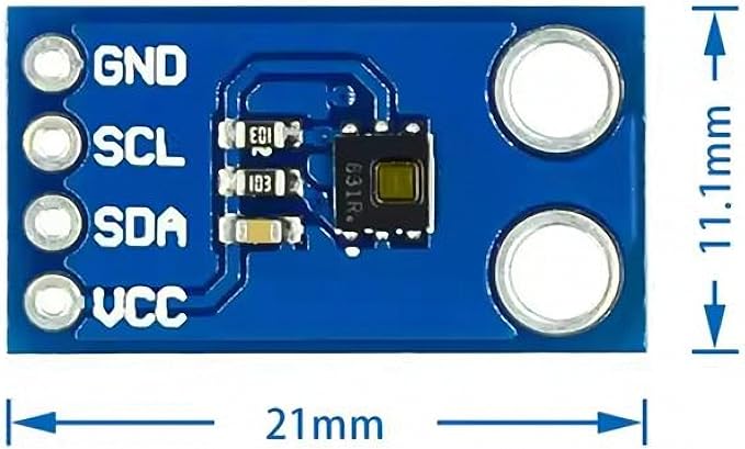 2pcs HDC1080 High-Precision Temperature Humidity Sensor Humidity Temperature Module - Image 4
