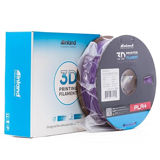 INLAND Micro Center PLA+ 3D Printing Filament 1.75mm - PLA Pro Dimensional Accuracy +/- 0.03 mm - 1kg Cardboard Spool (2.2 lbs) (1 Pack Purple, 1.75mm) - Image 8