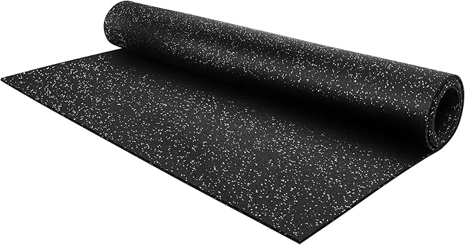 Flooring Inc's 1/4" Thick Tough Rubber Flooring Roll | Flexible Recycled Rubber Floor Mats for Home Gym | Heavy Duty Rubber Mat for Home Gyms, Sheds, Horse Stall Mat or Trailer by IncStores