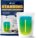 Dry & Dry 100 Packs Standing Moisture Absorbers to Control Excess Moisture for Basements, Closets, Bathrooms, Laundry Rooms - Moisture Absorbers, Moisture Absorbers by DryDry