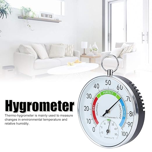 Greenhouse Temperature High Grow Meter, Indoor Thermometer Hygrometer Wall Hanging Temperature Humidity Meter for Home Warehouse Office - Image 3