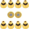 10Pcs Brass Misting Nozzle - 0.004" Orifice (0.1mm) Dia 10/24 UNC Replacement Heads for Outdoor Cooling System (0.1mm) by ZXUEZHENG