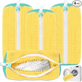 Shoe Washing Machine Bag, Shoe Cleaning Bag, Reusable Laundry Shoes Bag for Washer & Dryer Cleans & Protects All Shoes Types 4PCS (Yellow) by Unknown