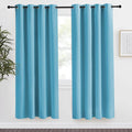 NICETOWN Teal Blue Blackout Curtain 78 inch Long, W55 x L78, 1 Panel, Thermal Insulated Window Treatment with Grommet Room Darkening Thermal Insulated Panel for Bedroom/Living Room by NICETOWN