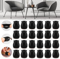 24PCS Upgraded Silicone Chair Leg Floor Protectors for Hardwood Floors, Furniture Sliders for Chair Legs, Felt Bottom Furniture Pads, Anti-Slip Round&Square Cap Covers to Scratch and Reduce Noise by Violibar