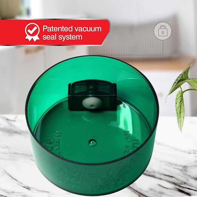 Tightvac - 1 to 6 oz Vacuum Sealed Storage Container, Green Tint - Image 5