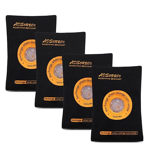 ADSorbco Rechargeable Desiccant Packs for Storage, Rechargeable Silica Gel Packets, Color Indicating Desiccant Packs for Suitcase, Storage Bins, 3D Filaments, Electronics, Cars, Safe (192, 50g) by SorbcoPackagingLLC