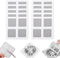 Disposable Shower Drain Hair Catcher, Hair Catcher Bathroom Drain Protector, Disposable Hair Drain Stickers for Shower Kitchen Bathroom Tub (10PCS) by VLZlQ