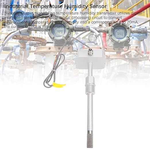 Industrial Temperature Humidity Transmitter IP68 4 20mA Current Output Wall Mount Sensor for HVAC Systems Warehouses Aluminum Alloy - Image 8