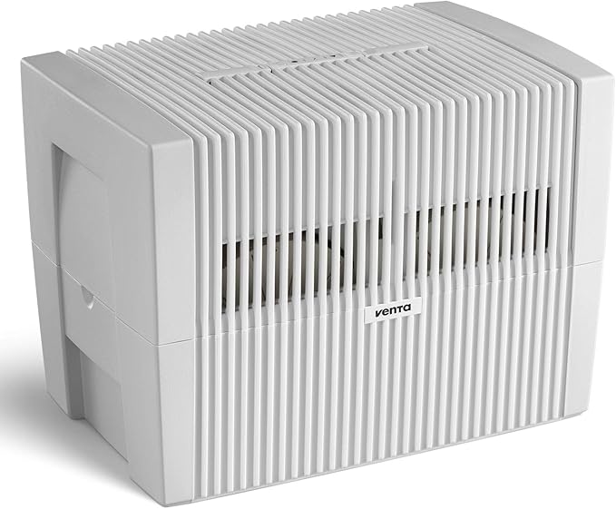 Venta LW45 Original Humidifier in White - Filter-Free Evaporative Humidifier for Spaces up to 600 ft² by VENTA