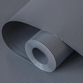 Hersvin Shelf Liners 20 in x 20 ft EVA Drawer Mats, Non-Adhesive Cupboard Pad, Kitchen Cabinet Lining Fridge Cushion (Gray Stripe, 50.8cmx610cm) by Hersvin