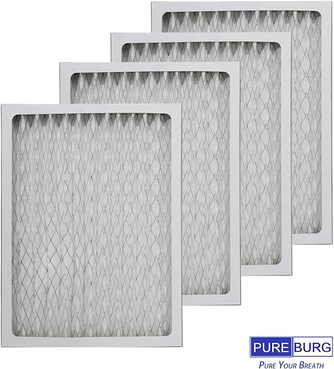 PUREBURG Replacement Filter Compatible with Honeywell TrueDRY DR90, DR90A2000, DR120 Dehumidifier, Replace Part 50070171-002,4-Pack 17.5 x 13.5 x 1.55 MERV11 - Image 6