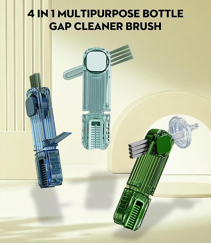 4 in 1 Cup Lid Gap Cleaning Brush - 2025 Multifunctional Insulation Bottle Cleaning Tools, Mutipurpose Tiny Silicone Cup Holder Cleaner, Home Kitchen Cleaning Tools - Image 7